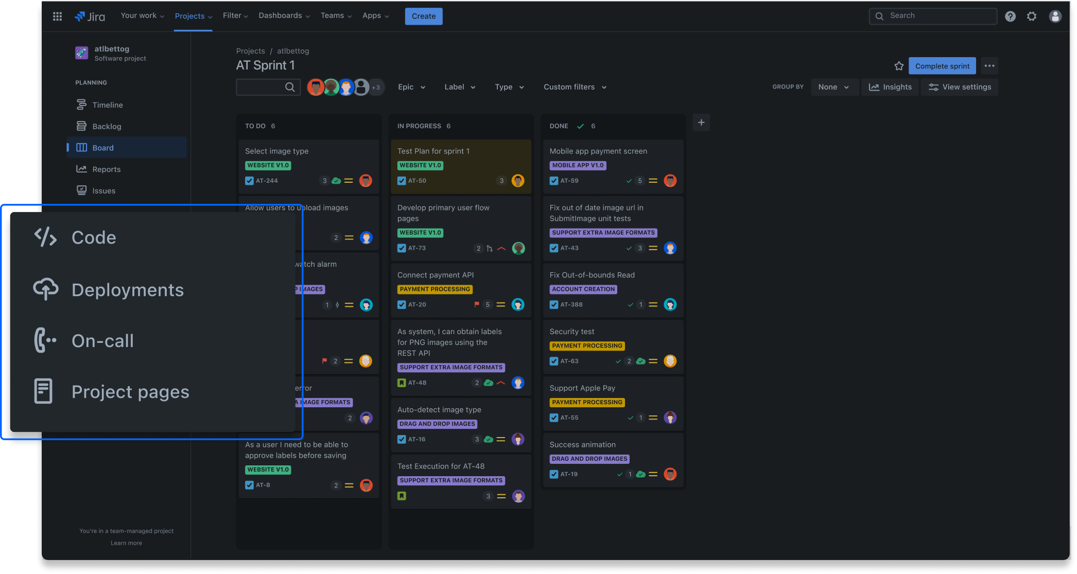Captura de tela de "Open DevOps"