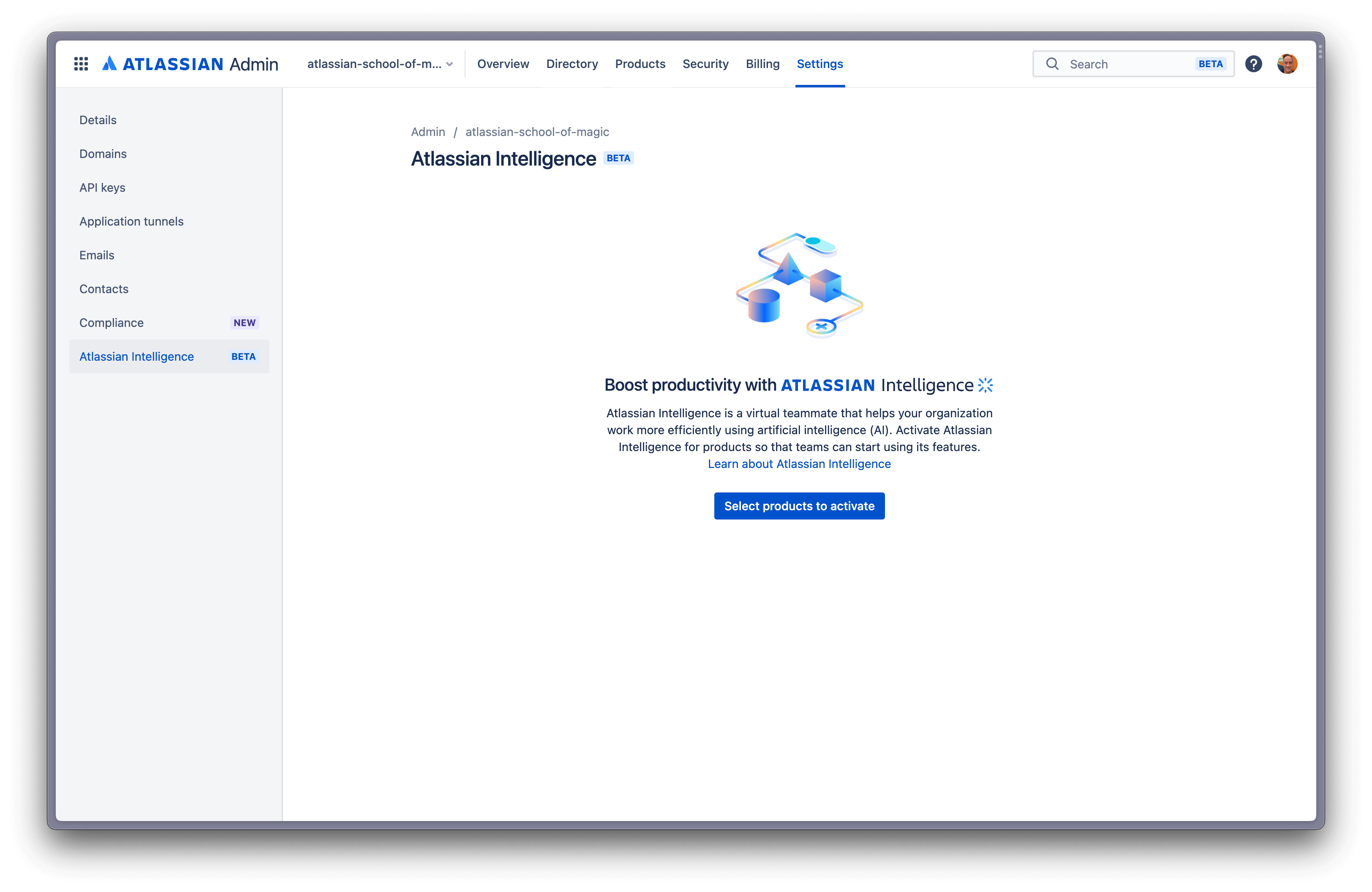 Capture d'écran du modèle de projet de gestion des services RH