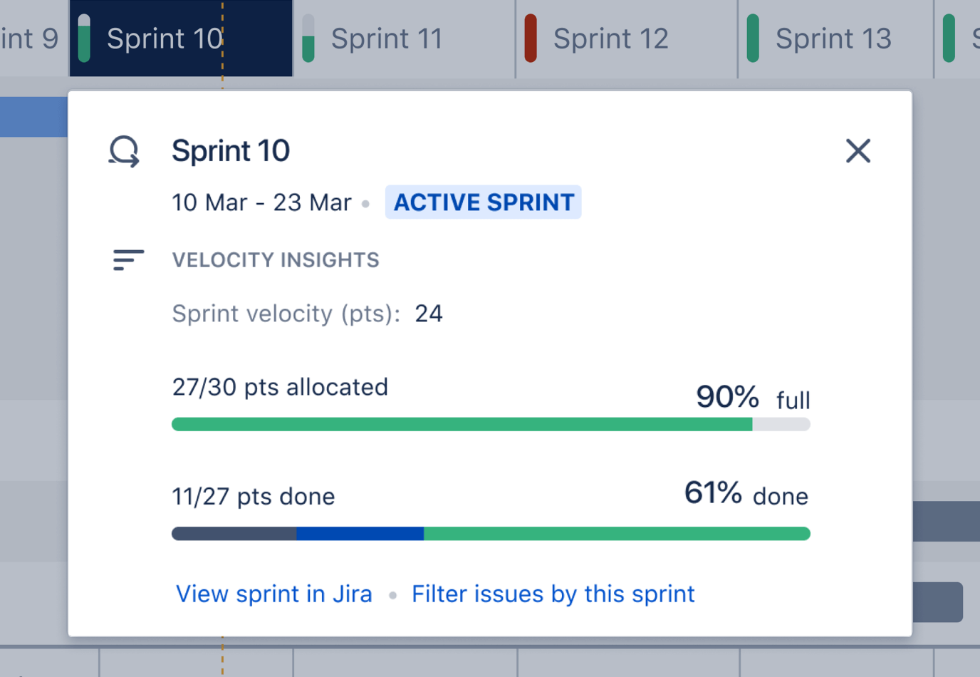 Advanced roadmap team capacity 