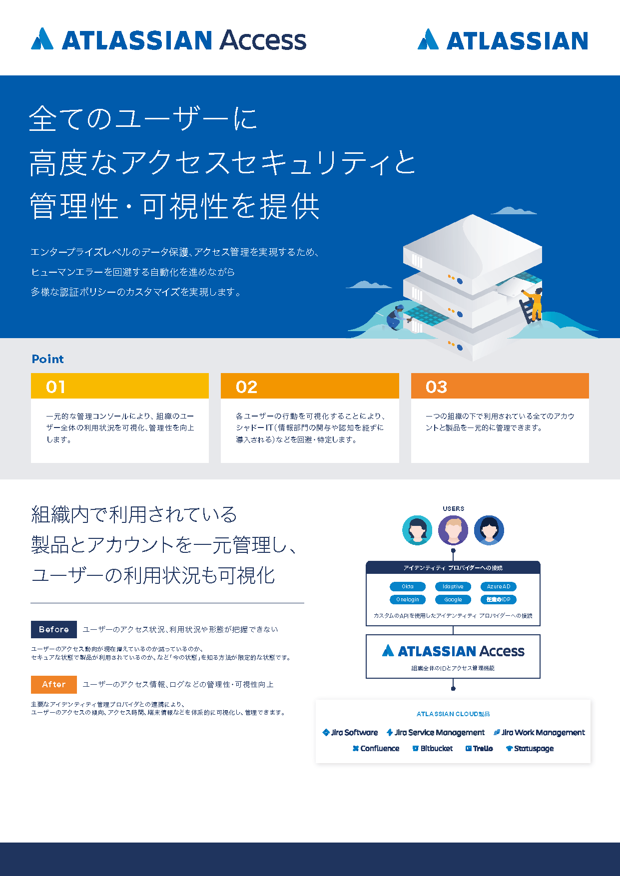 製品パンフレットの表紙