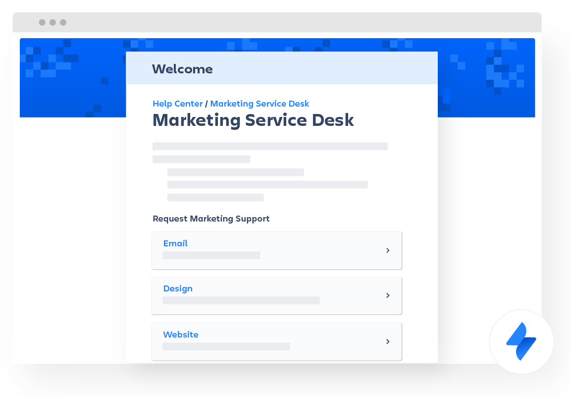 Service desk per il marketing