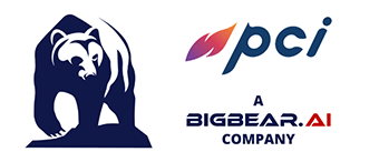 Logotipo de PCI, a BigBear.ai Company