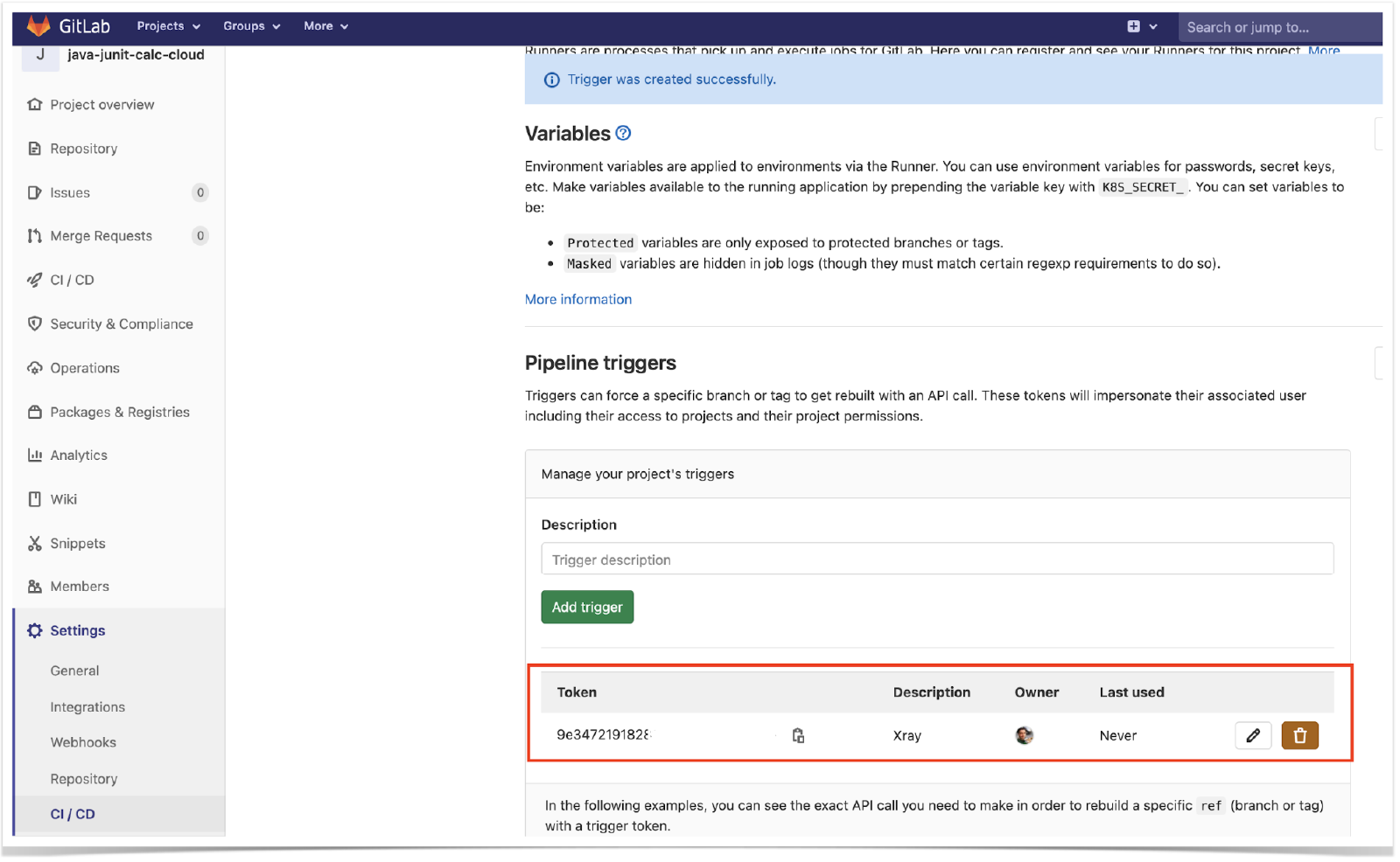 Token de GitLab