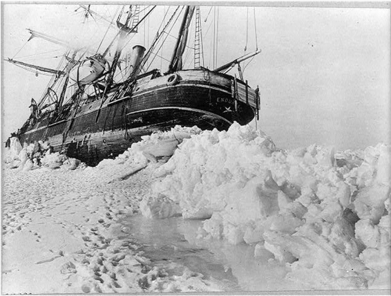 Photo of Shackleton boat