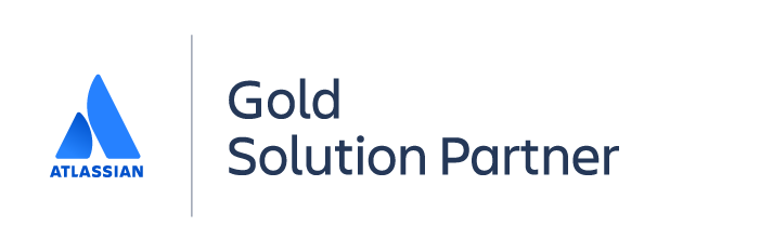 Atlassian Gold Solution Partner logo.