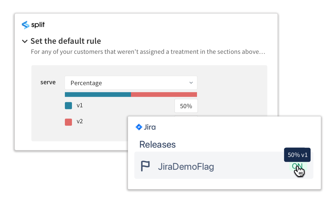 View feature flag configuration and rollout status of a Jira Issue