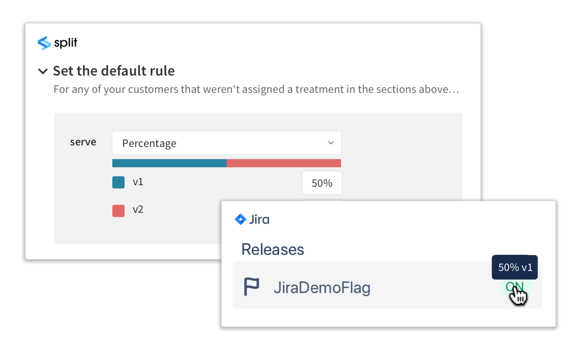 Feature-Flag-Konfiguration und Rollout-Status eines Jira-Vorgangs einsehen