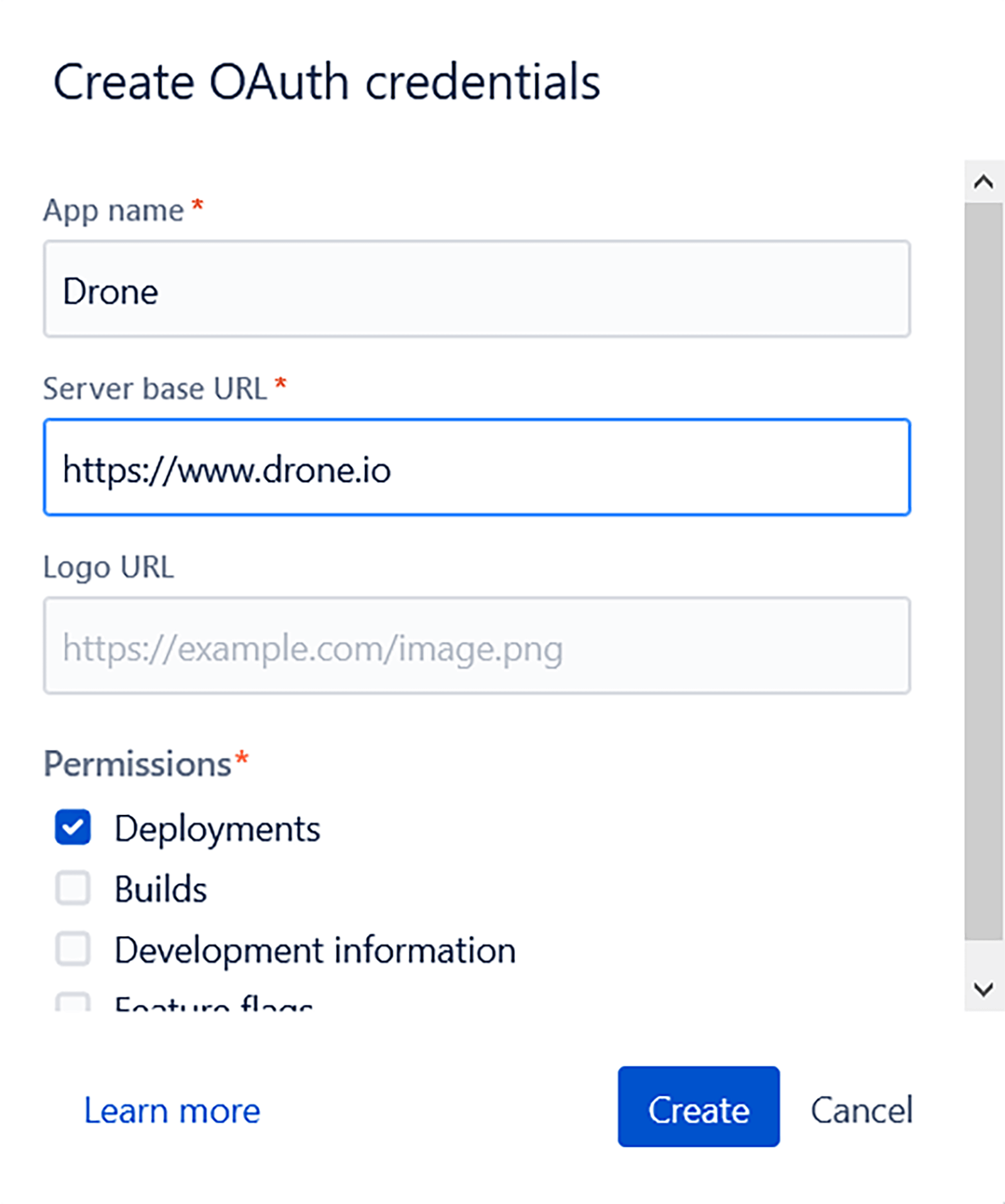 Creating Oauth credentials in Jira