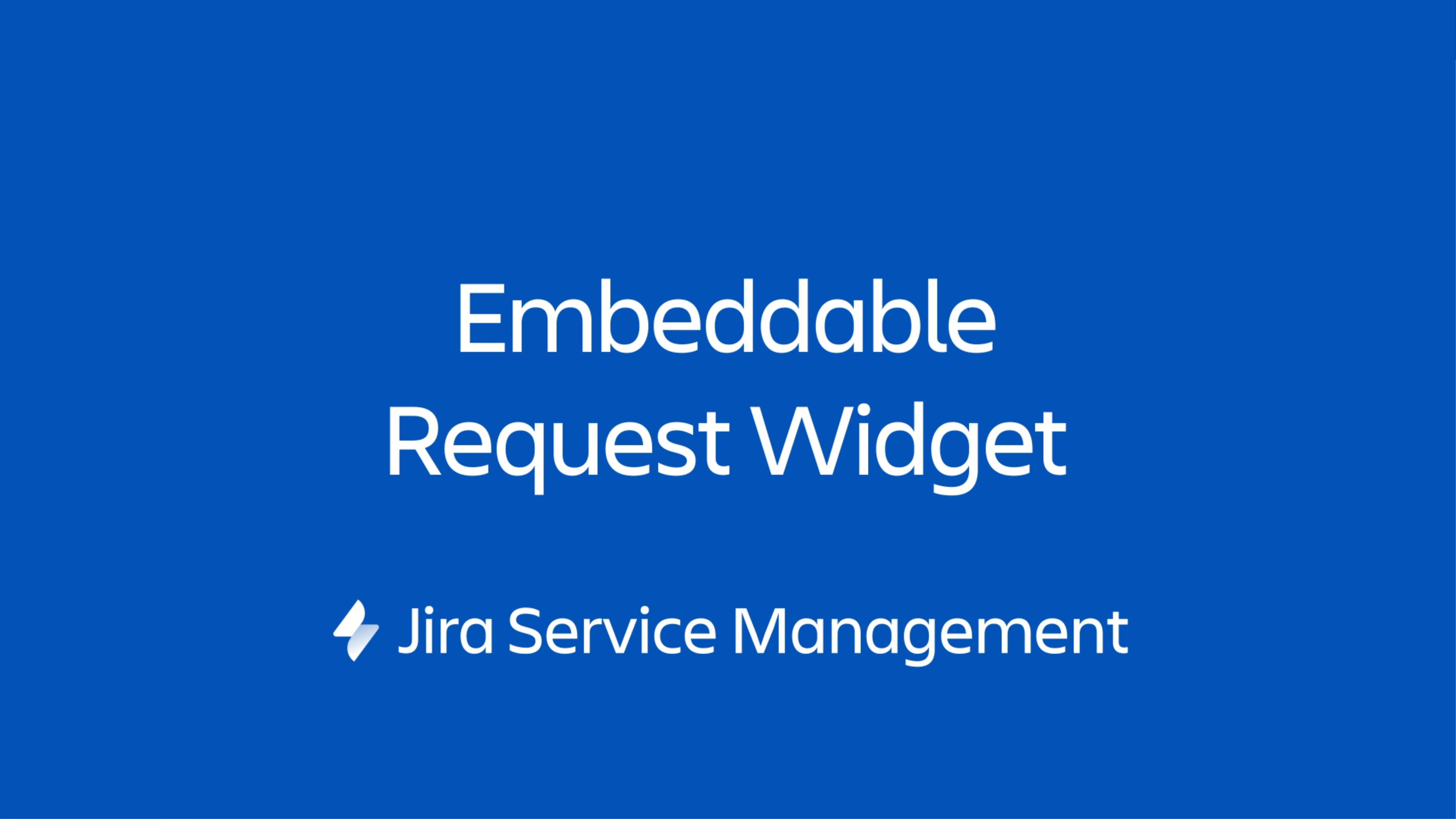 Un widget de Jira Service Management es un mini-portal que se puede integrar en cualquier página web que controles.