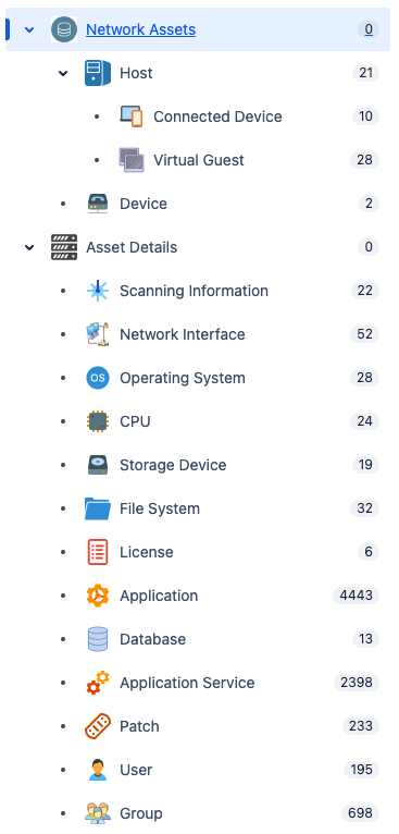 在层次结构树中组织对象类型