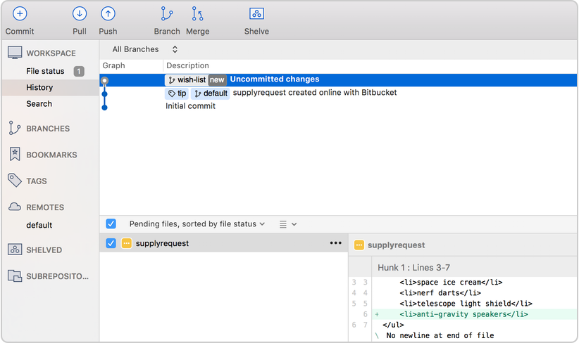 A simple yet powerful Windows Git GUI client for Enterprises | Sourcetree