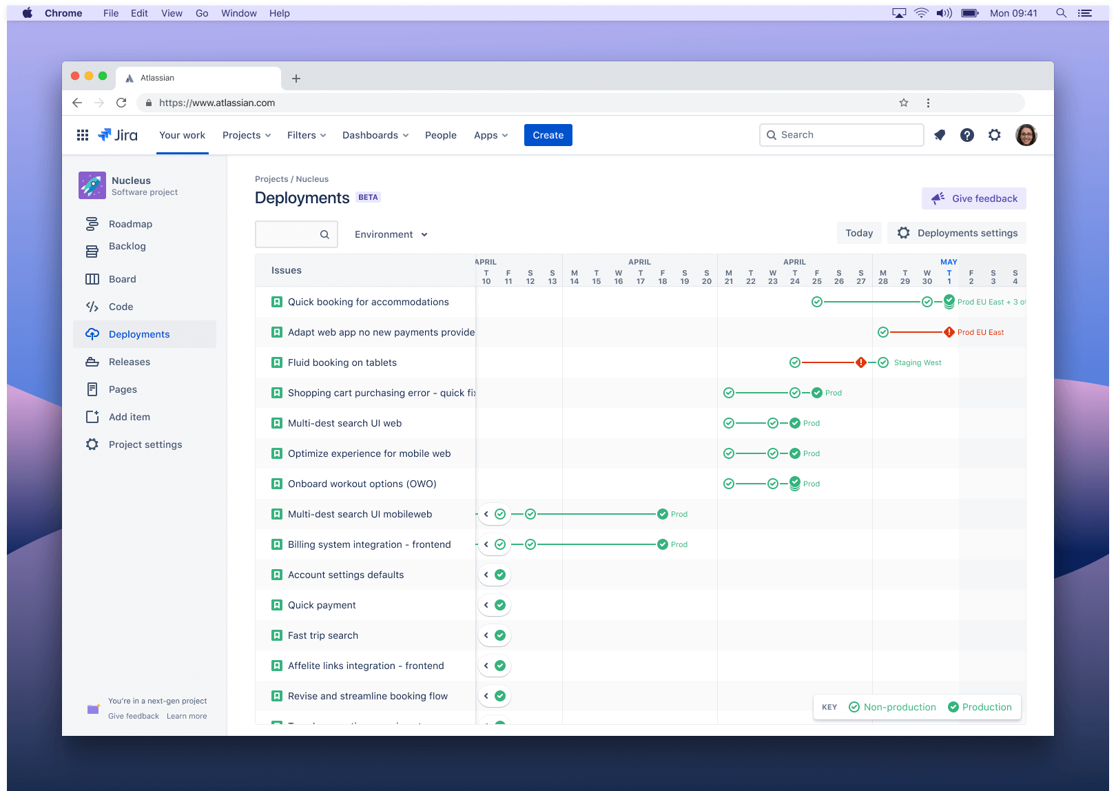 Next gen releases screenshot