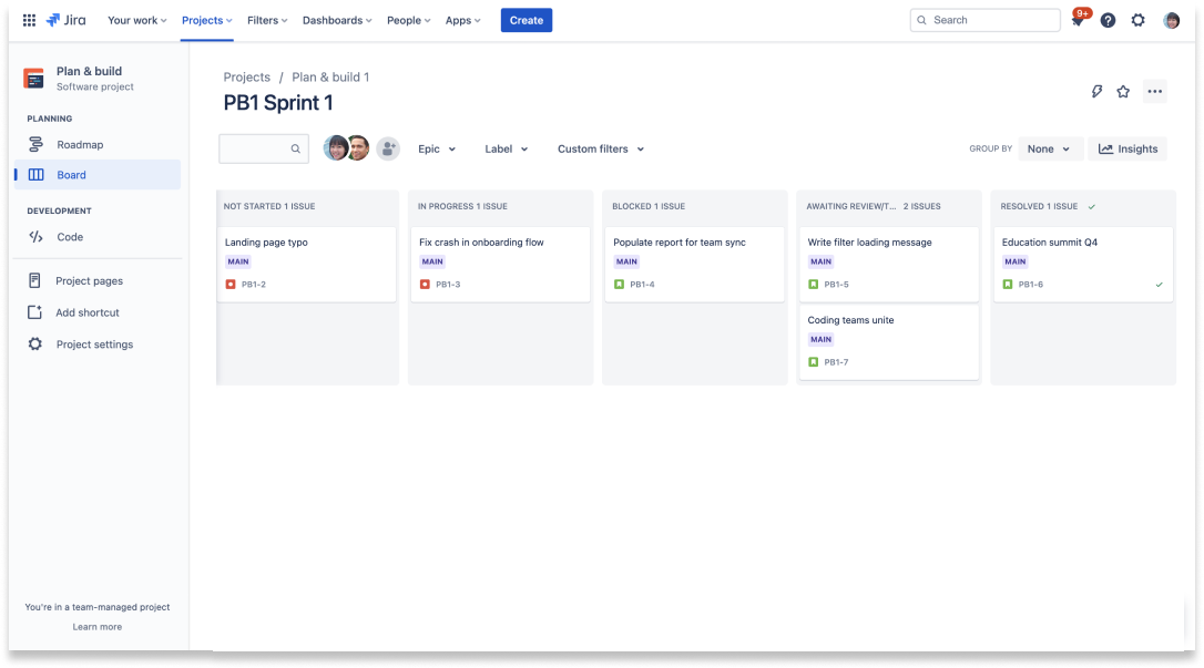 Screenshot: designen und entwickeln