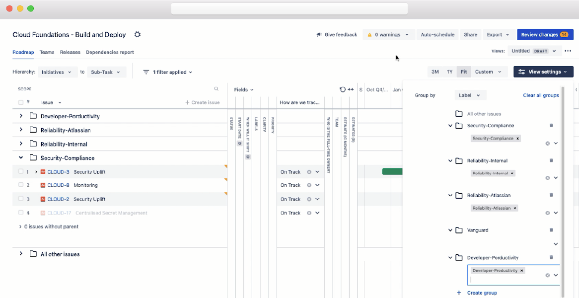 Screenshot of Leveraging Categorization