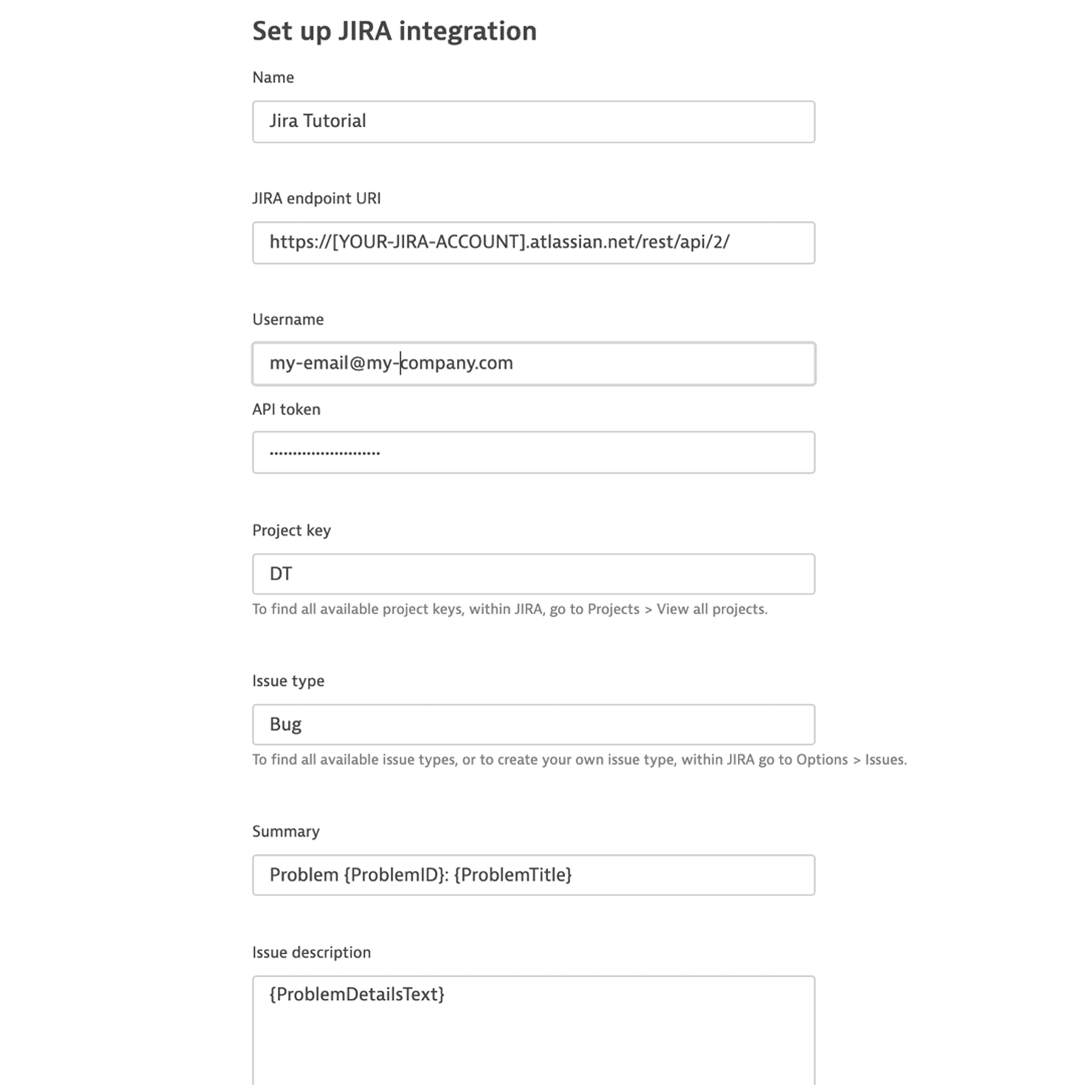 Set up Jira integration