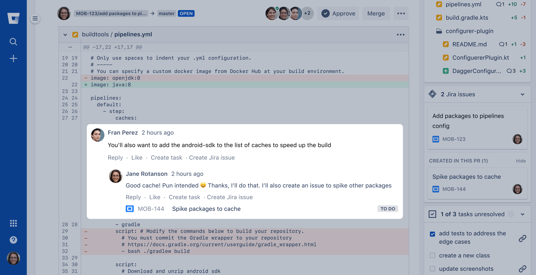 Create issue screenshot