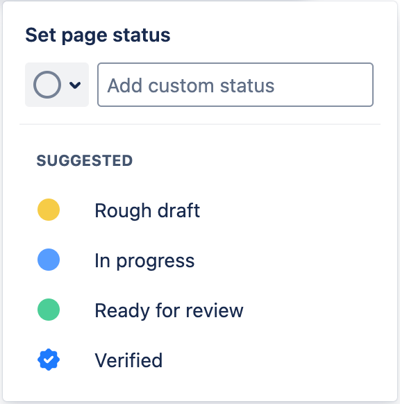 stato verificato della pagina
