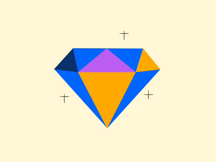 Illustration of diamond