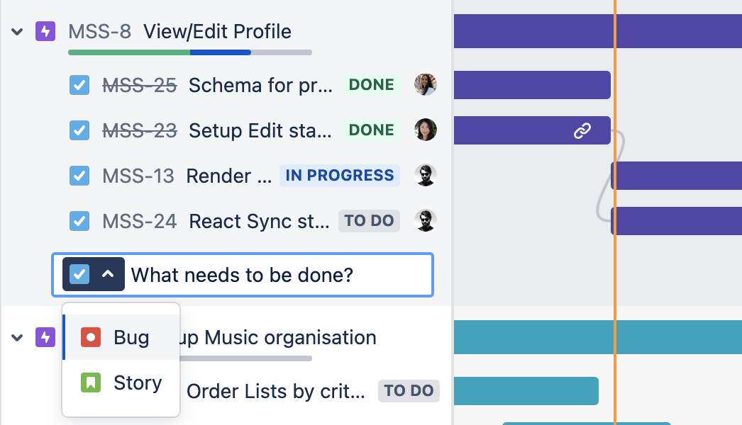Child issues within Jira