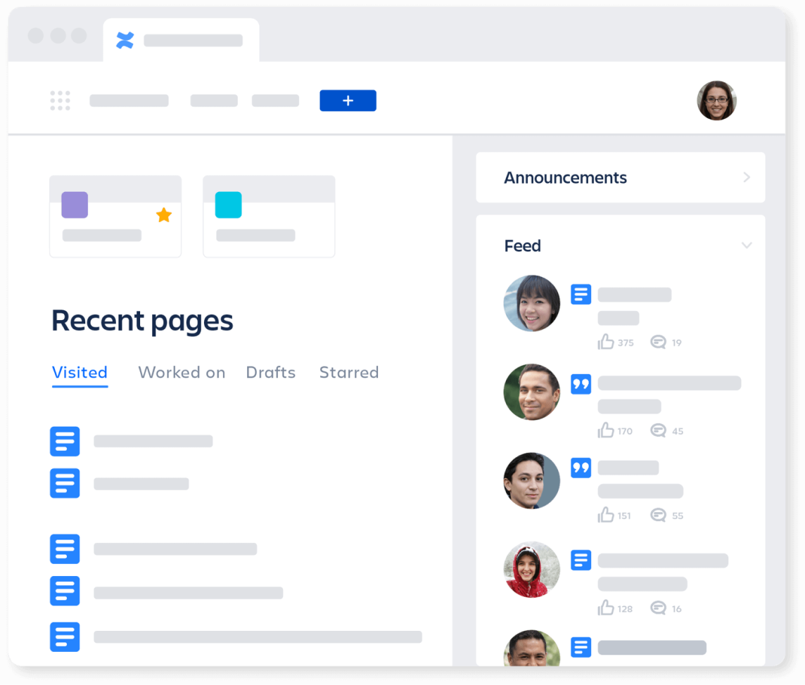 Easily organize your company information in Confluence