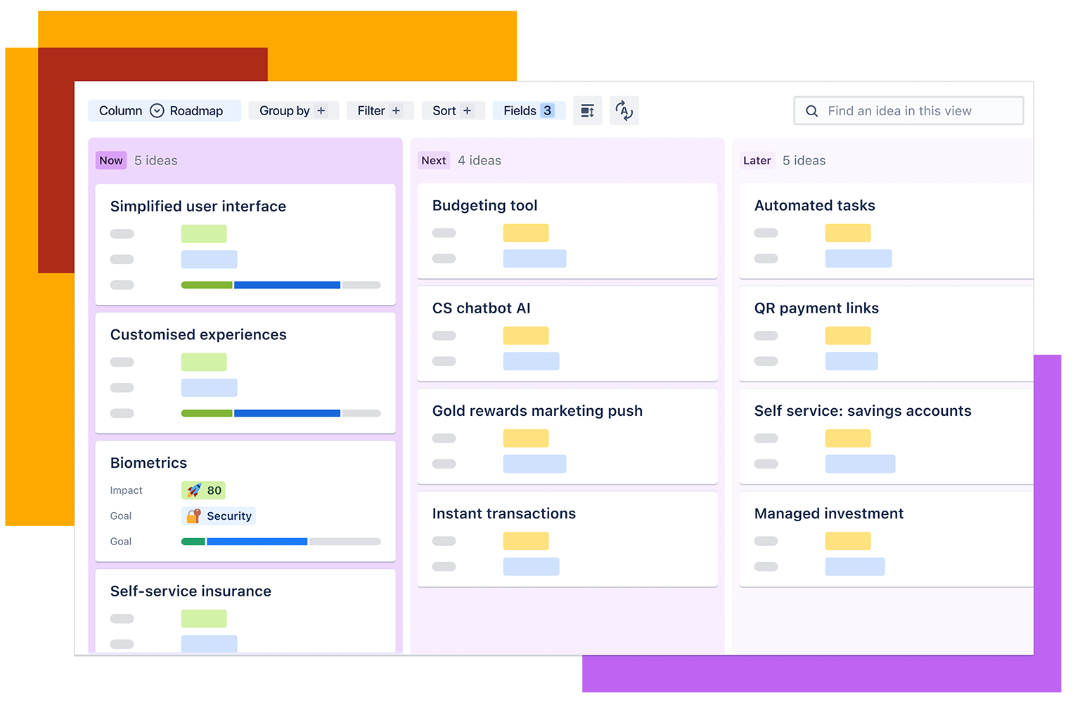 Screenshot: Board