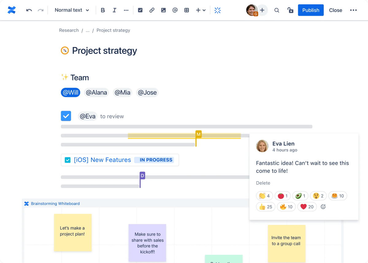 Confluence screenshot