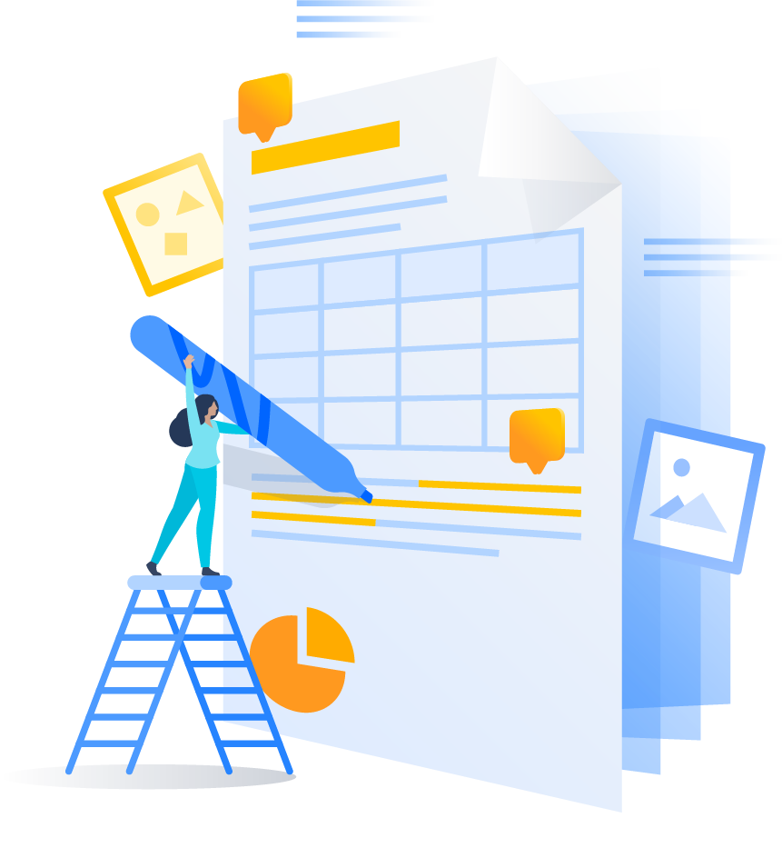 Ilustración de documentación
