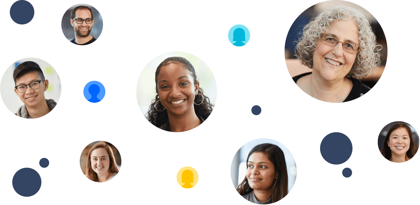 Headshot photos of employees