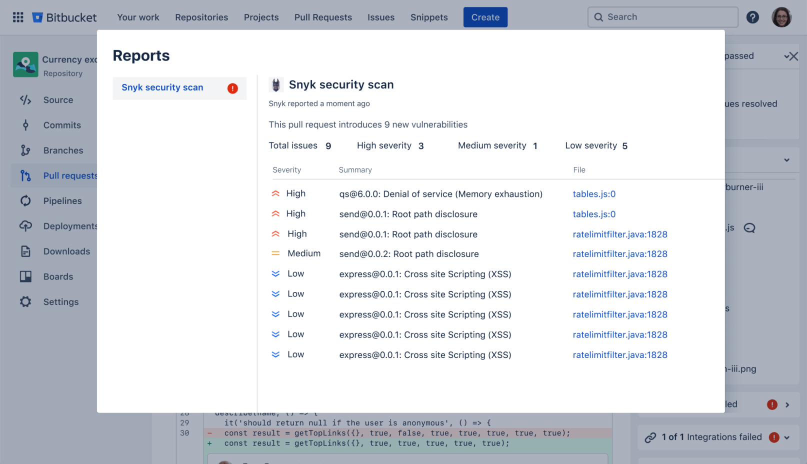 Scan pull request