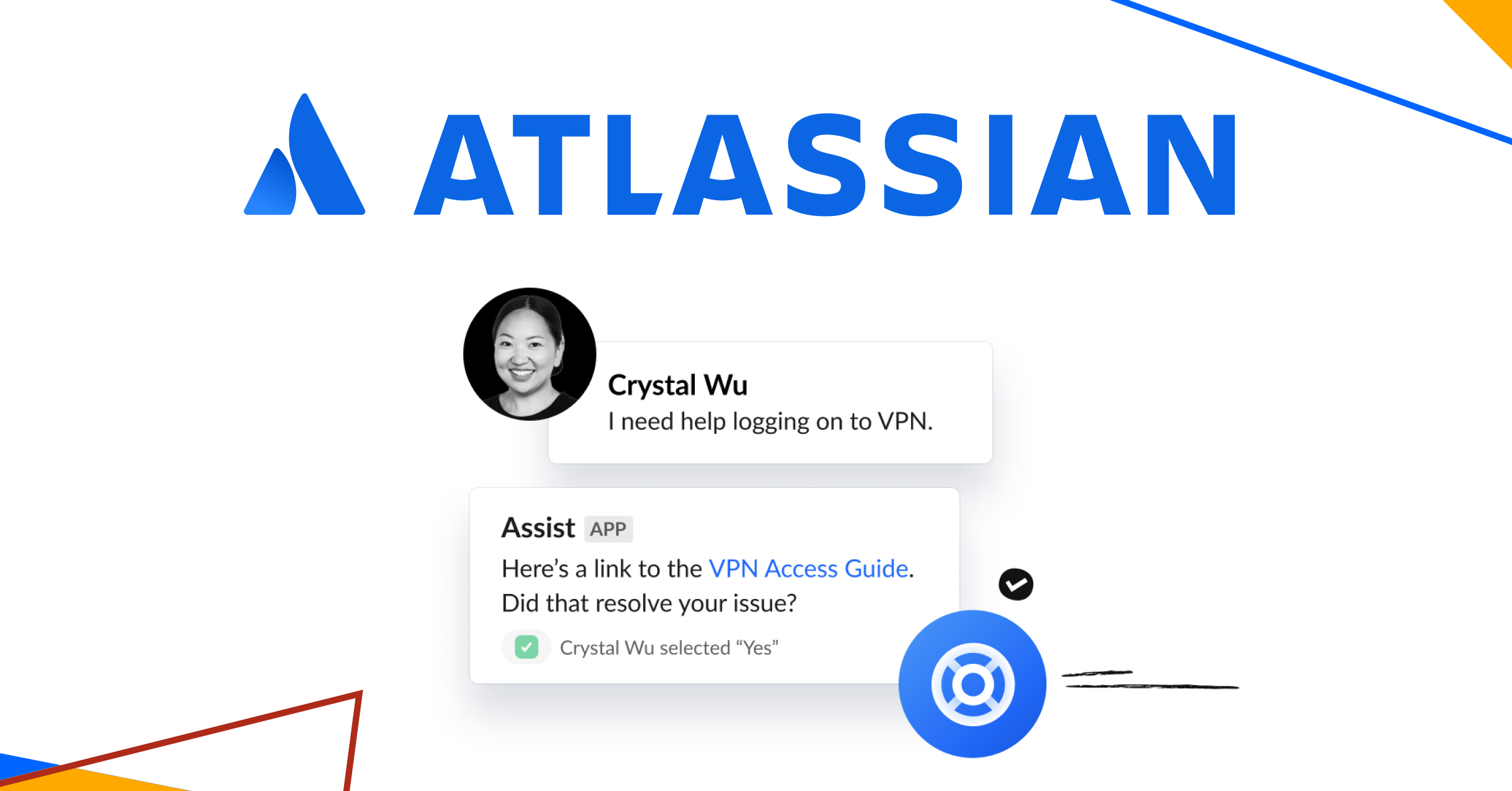Chatgespräch mit Atlassian Assist