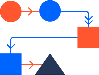 Ilustración de un flujo de trabajo sencillo