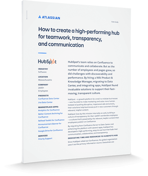 hubspot atlassian case study