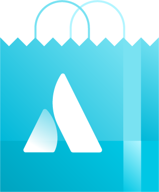 Atlassian 购物袋插图