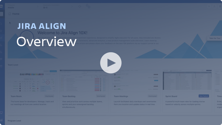 Jira Align の概要のサムネイル