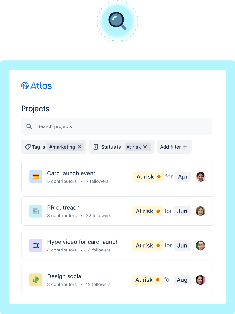 Atlas search report