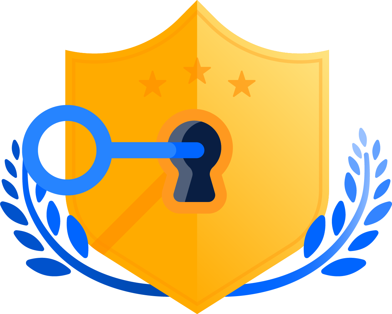 Abbildung: Schlüssel in Schildschloss