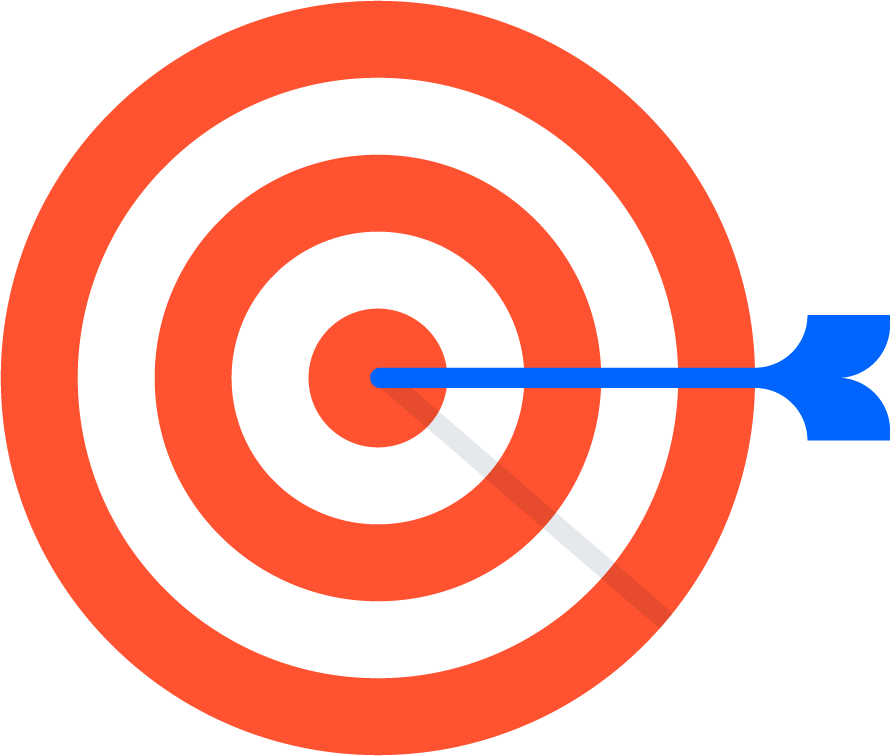 Target with arrow