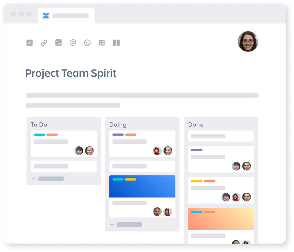 Collaborazione ai progetti su Confluence e Trello