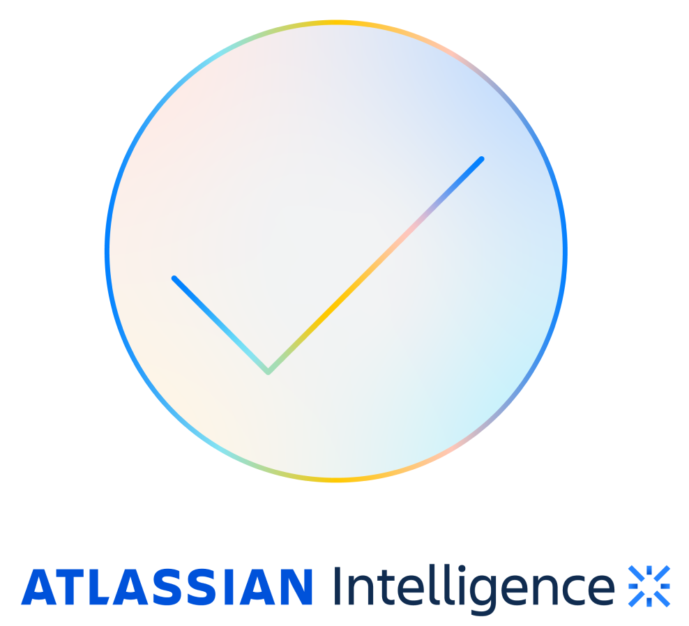 Atlassian intelligence checkmark illustration