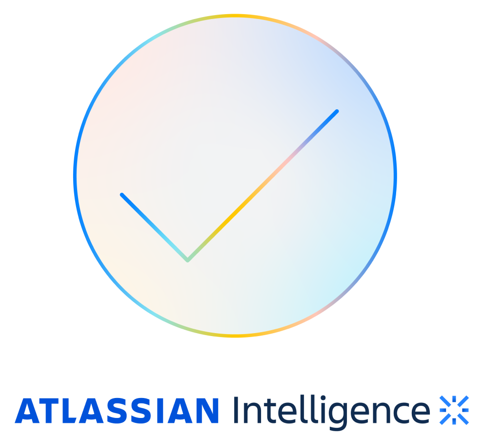 Illustrazione del segno di spunta di Atlassian Intelligence