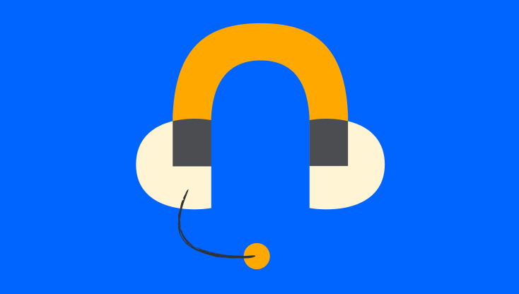 Icône de support client