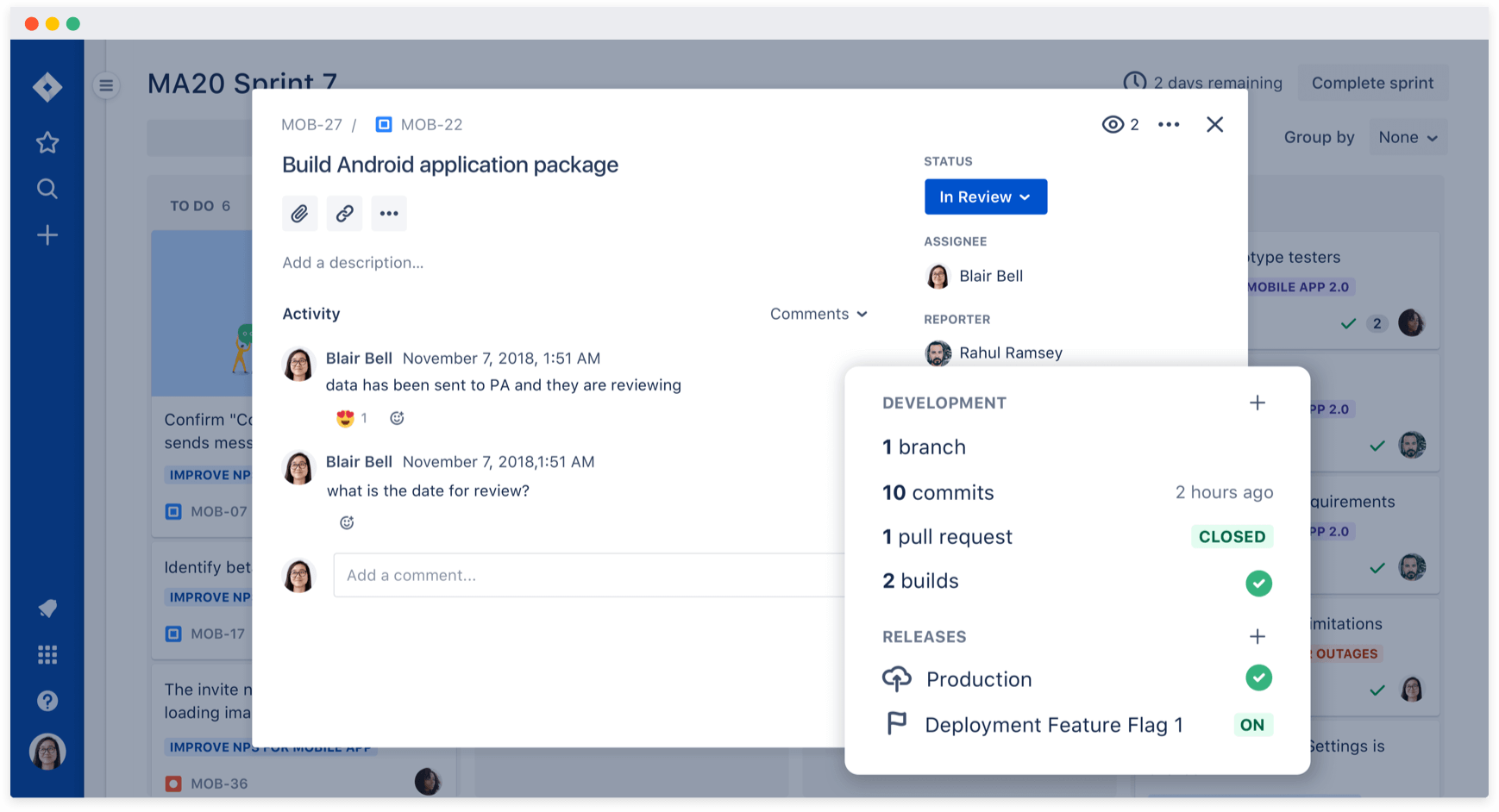 Understand the status of your development pipeline from Jira