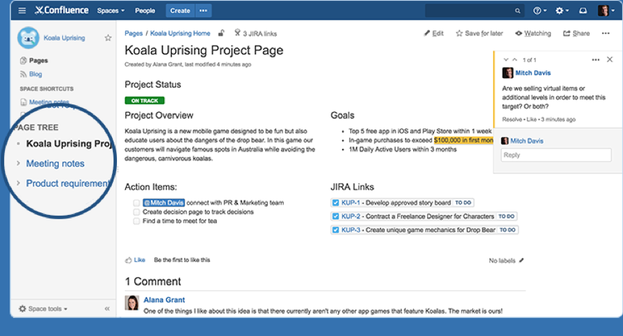 project-management-software-confluence-organize-screenshot