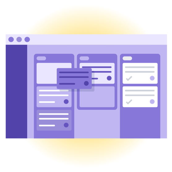 Ilustração da interface do Jira