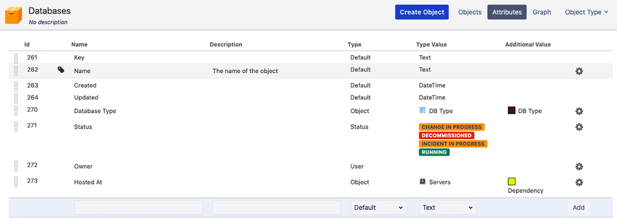 Setting object type attributes in Jira Service management