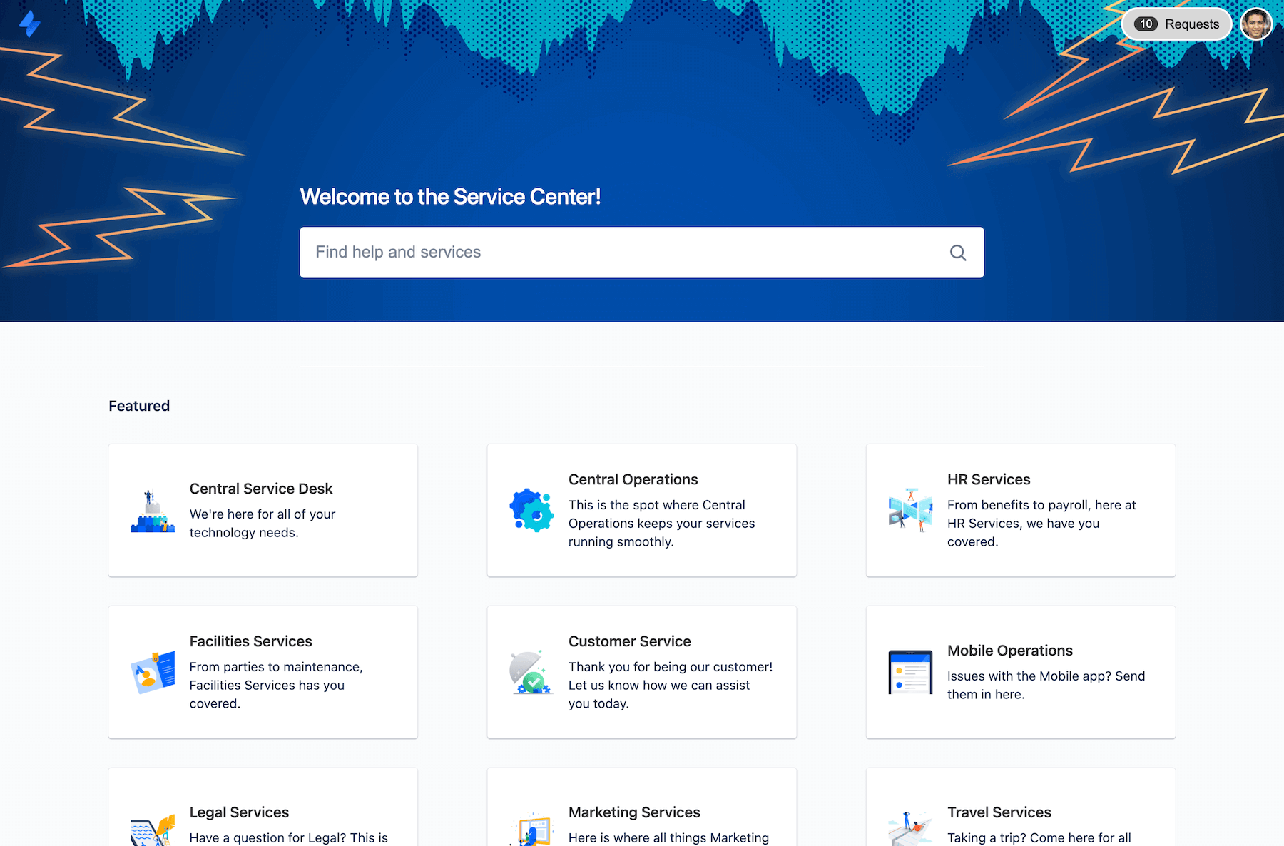 Jira Service Management-Hilfecenter