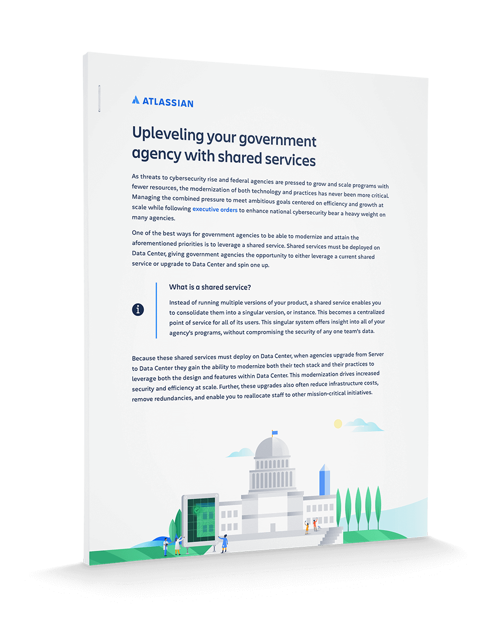 Upleveling your government agency with shared services whitepaper cover