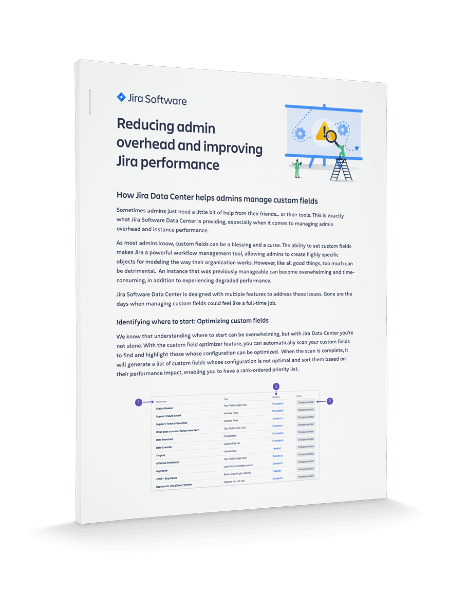 Reducing admin overhead and improving Jira performance pdf preview