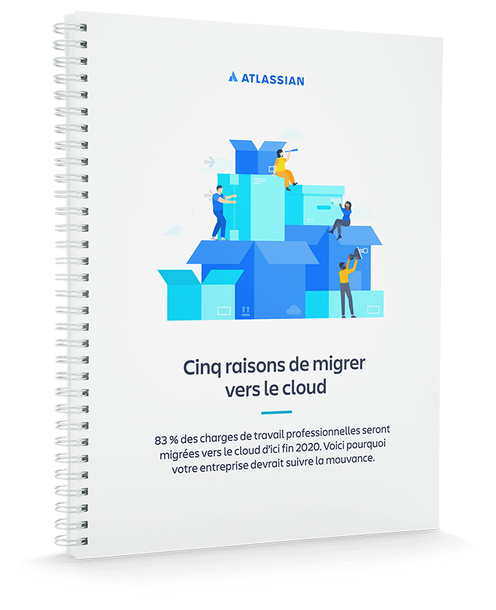 Couverture du livre blanc « Cinq raisons de migrer vers le cloud »