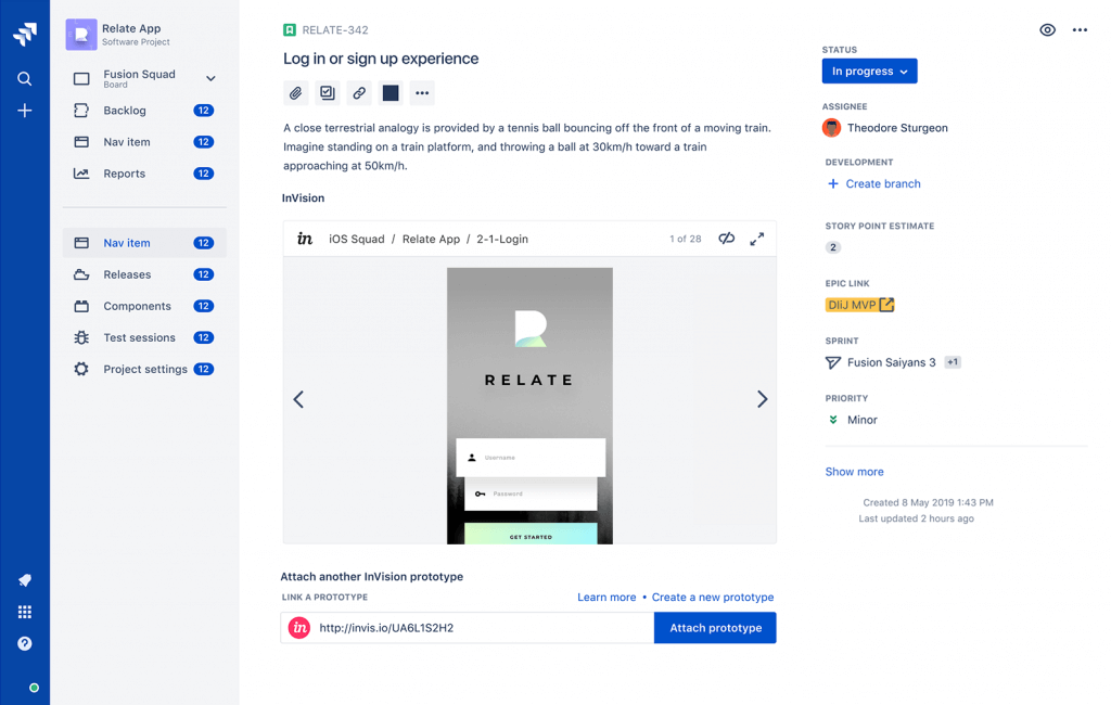 Nouveau ticket Jira